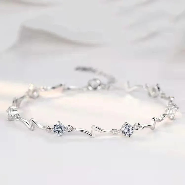 Sterling Silver Star Bracelet