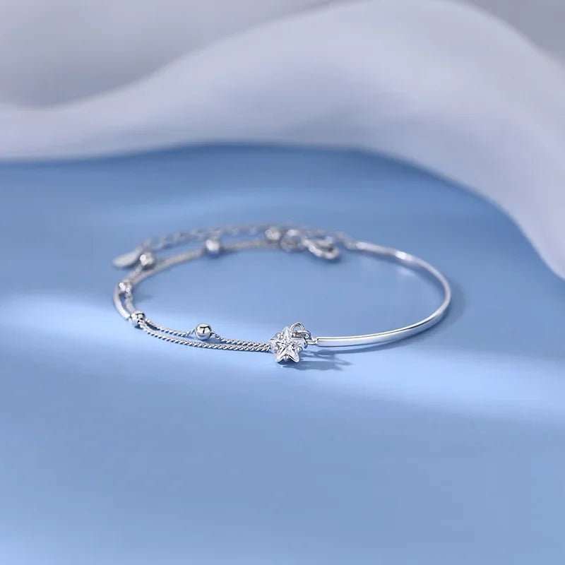 Sterling Silver Star Bracelet