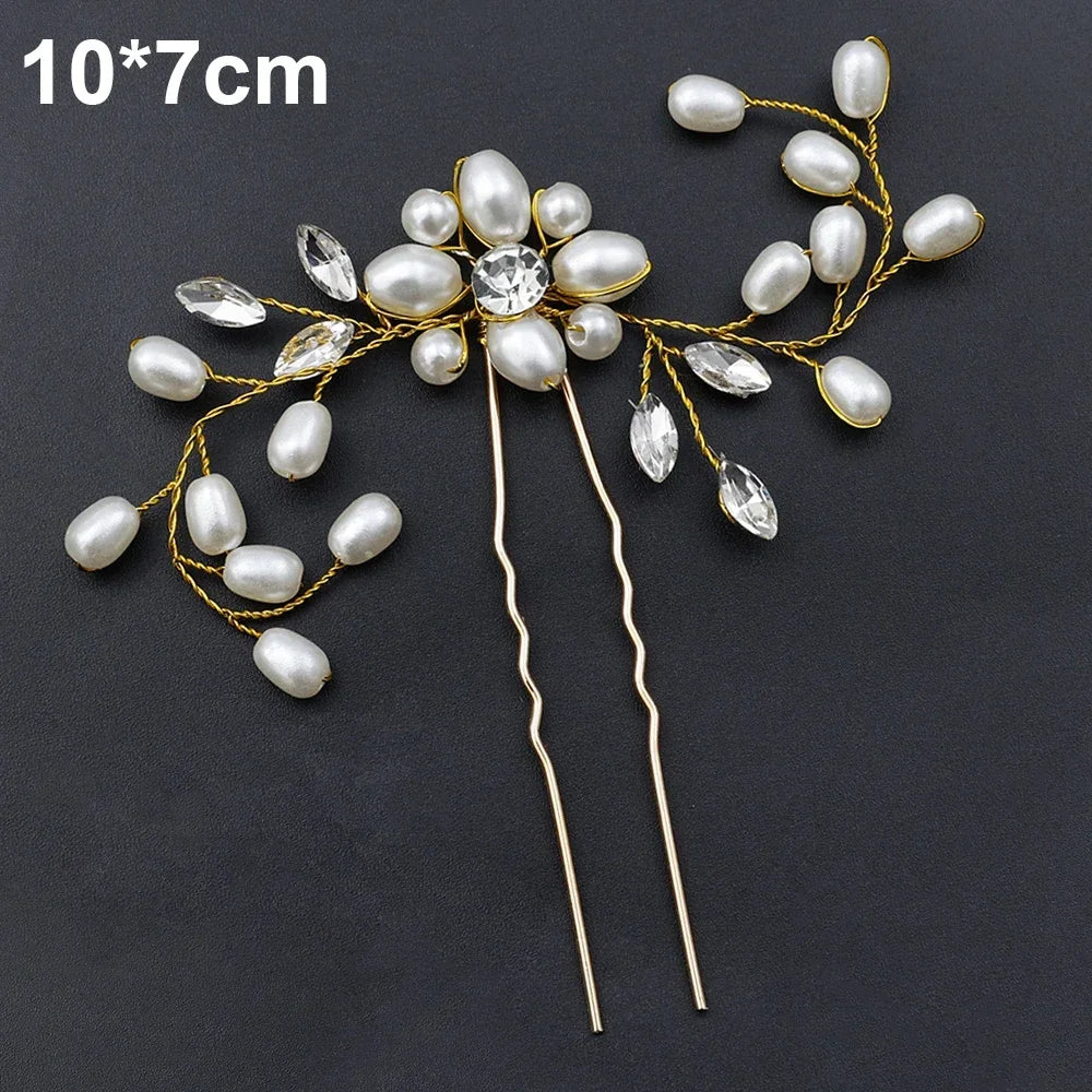 Pearl Rhinestone Bridal Hair Comb