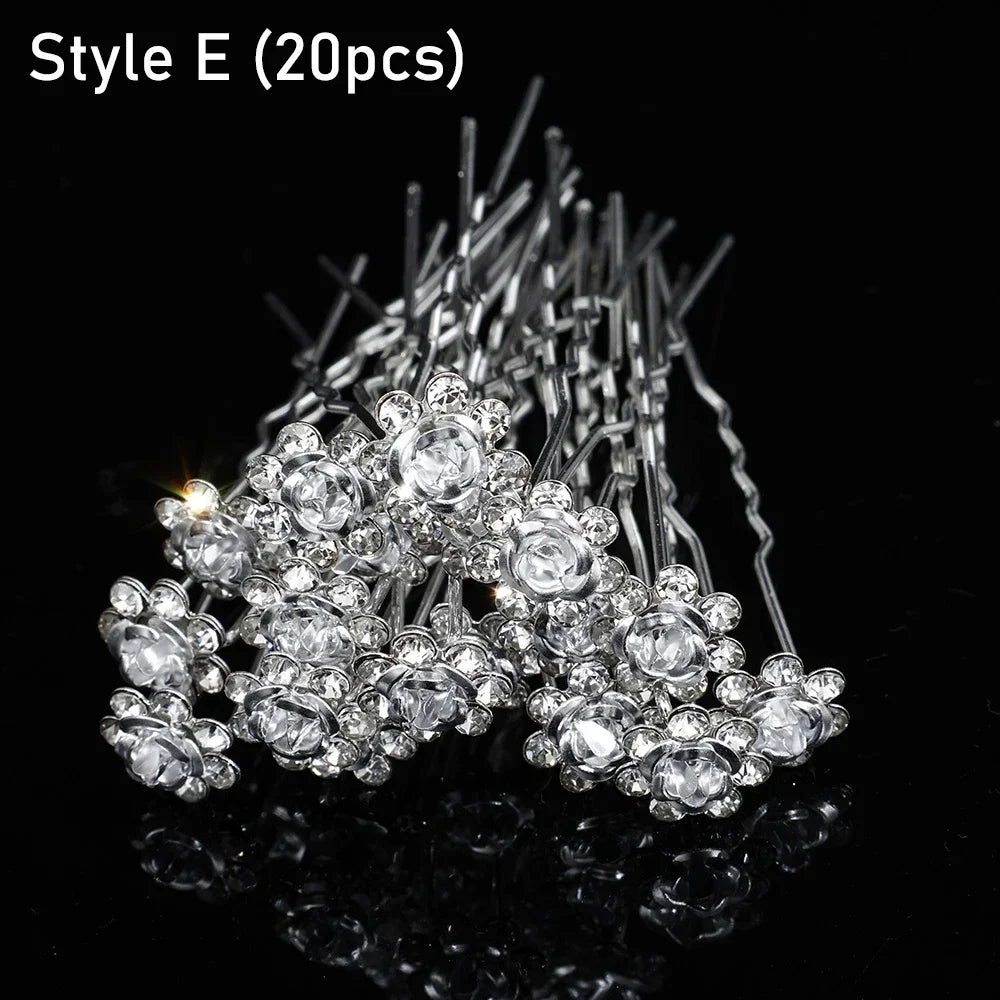 Pearl Rhinestone Bridal Hair Comb