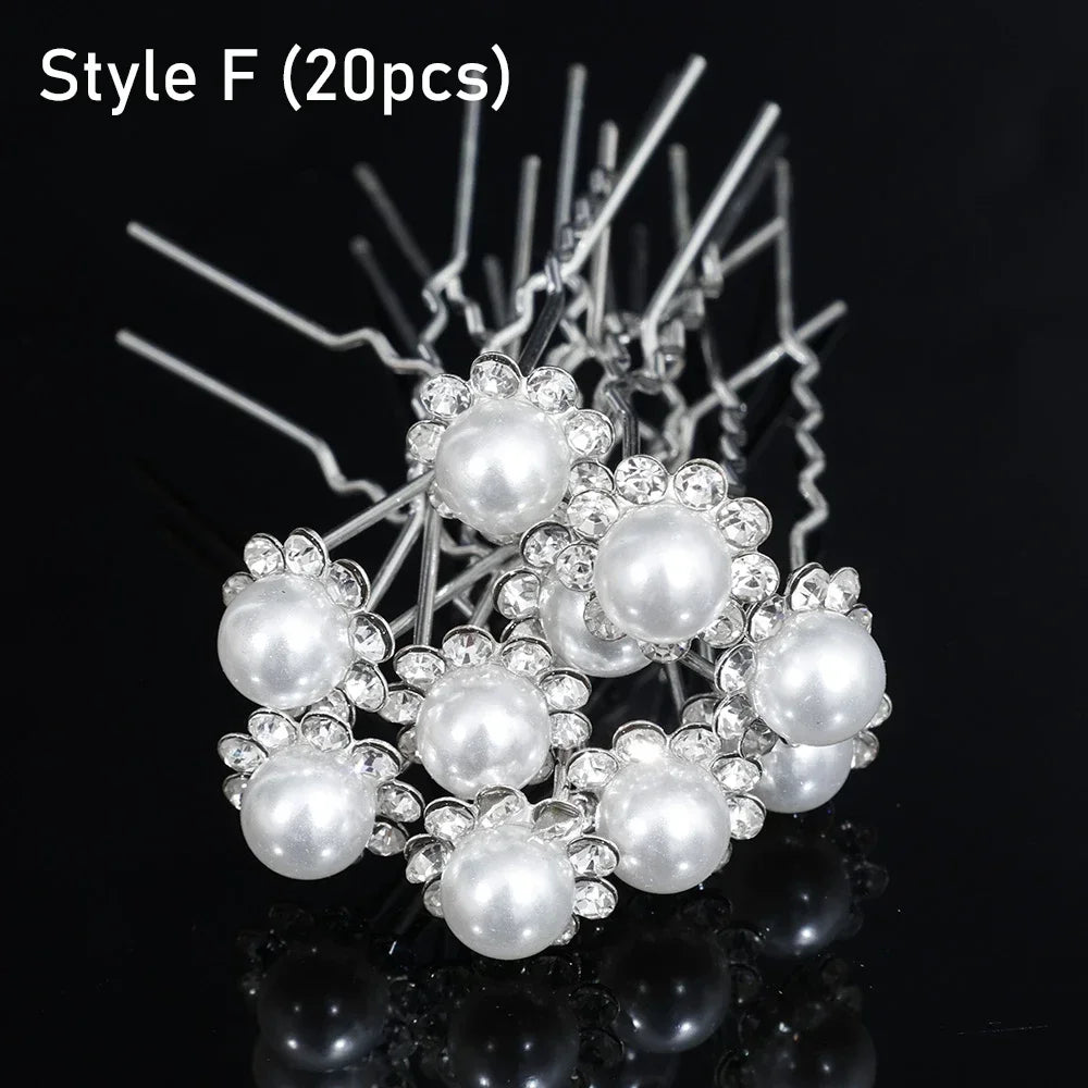 Pearl Rhinestone Bridal Hair Comb