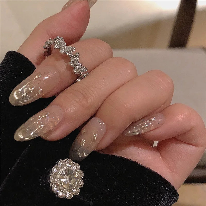 Silver Vintage Geometric Open Ring