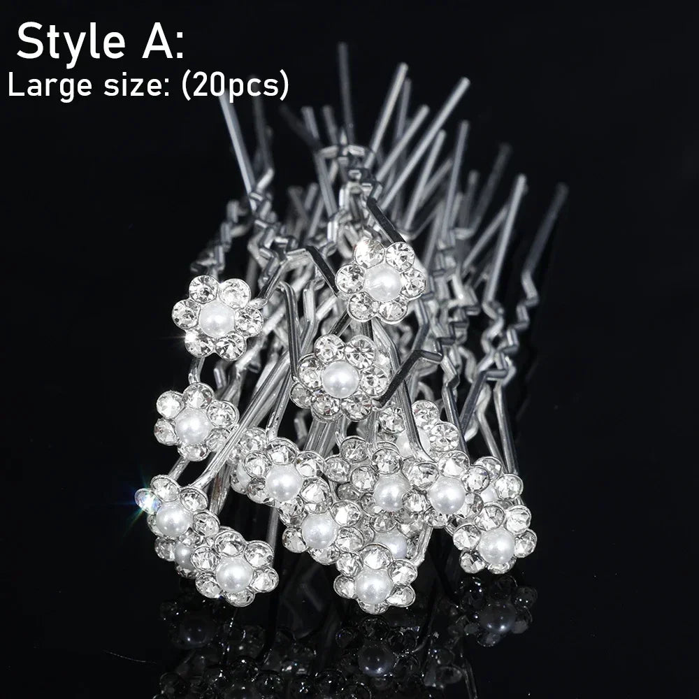 Pearl Rhinestone Bridal Hair Comb