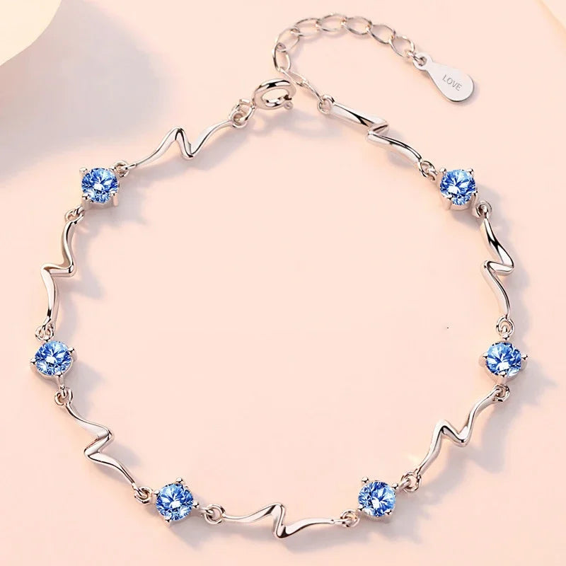 Sterling Silver Star Bracelet