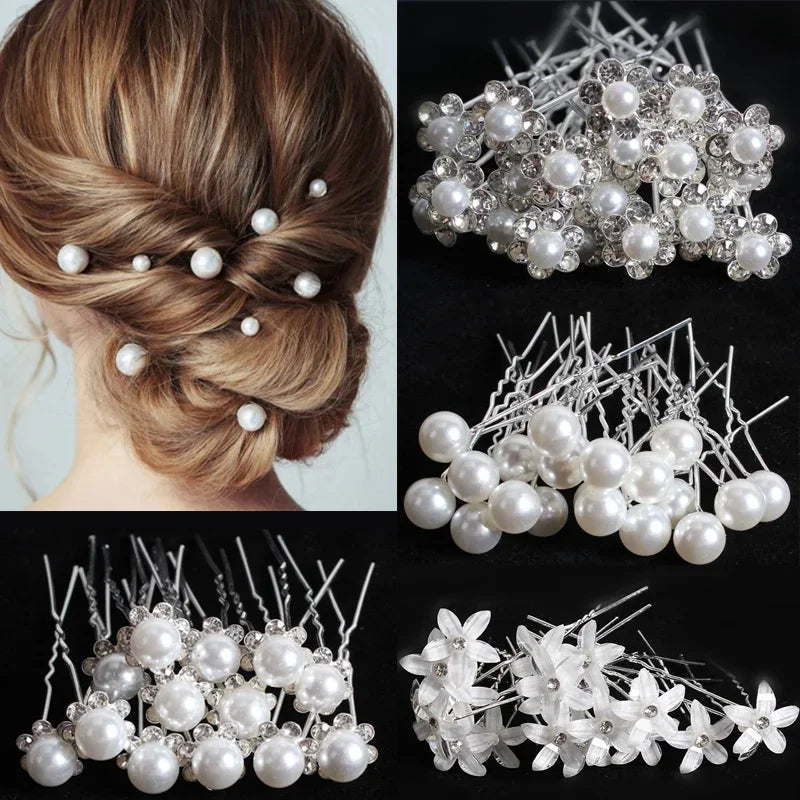 Pearl Rhinestone Bridal Hair Comb