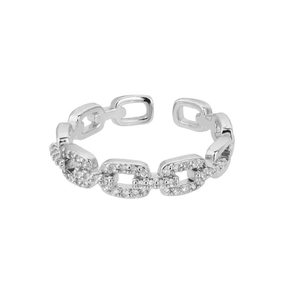 Gold Heart Stainless Steel Ring