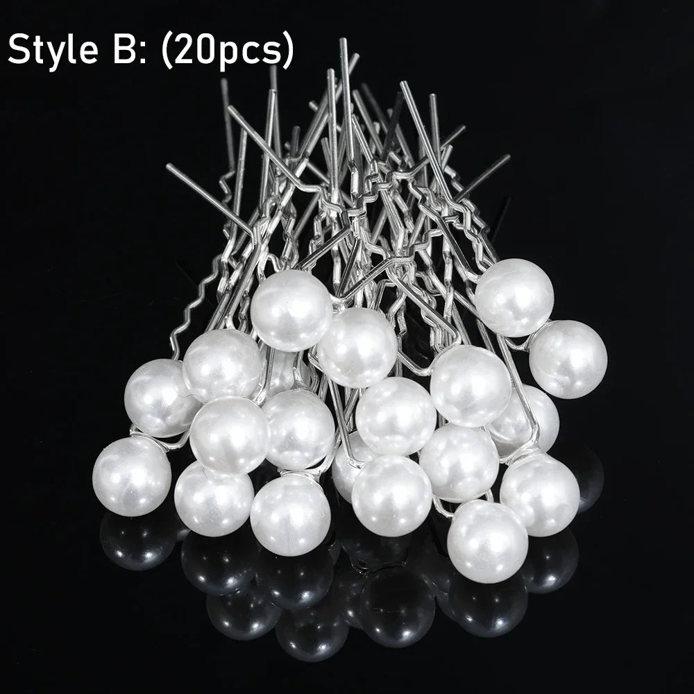 Pearl Rhinestone Bridal Hair Comb