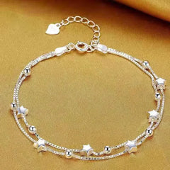 Sterling Silver Star Bracelet