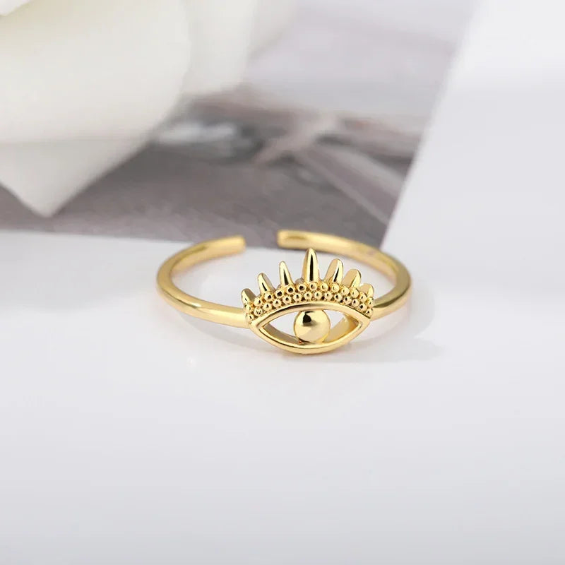 Gold Heart Stainless Steel Ring
