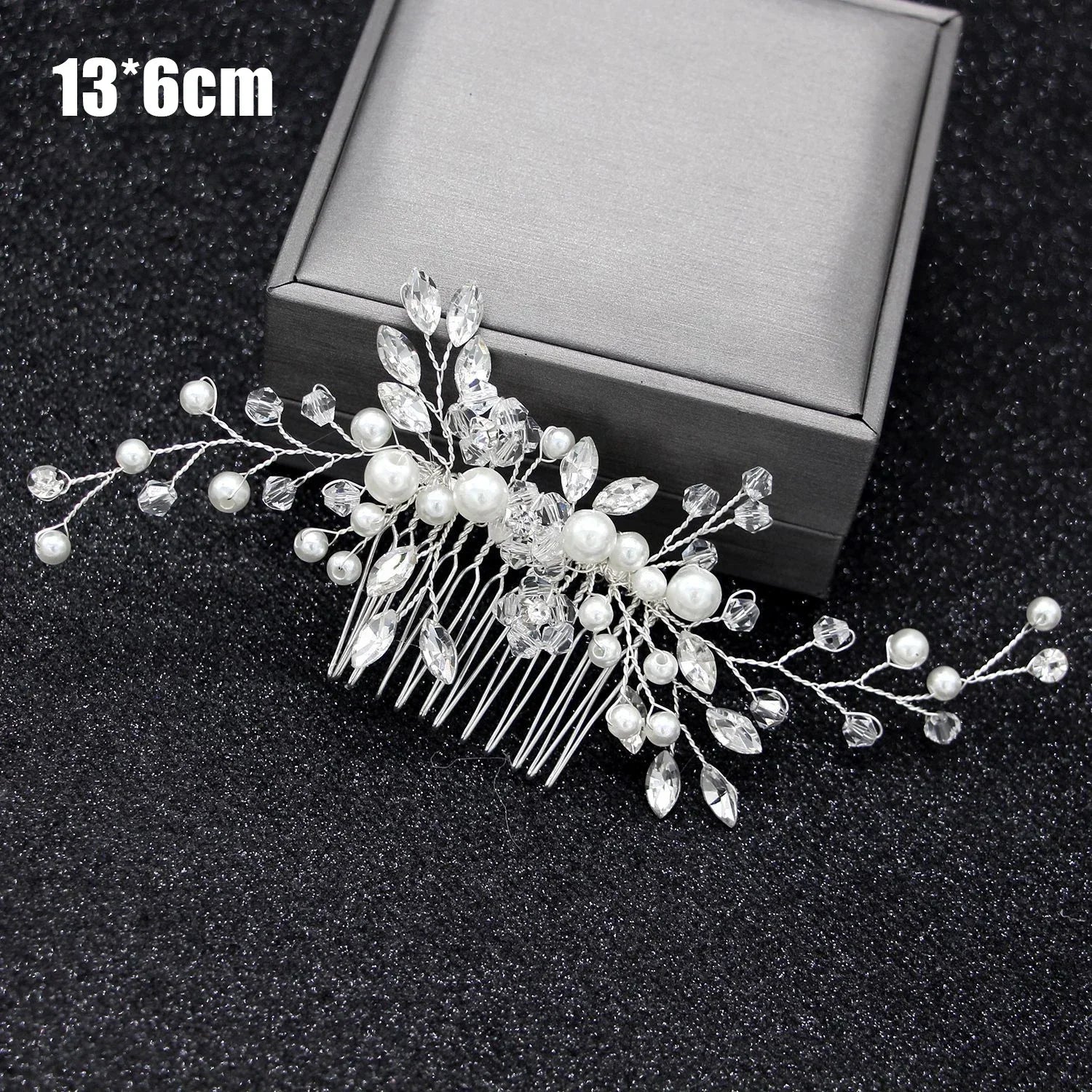 Pearl Rhinestone Bridal Hair Comb